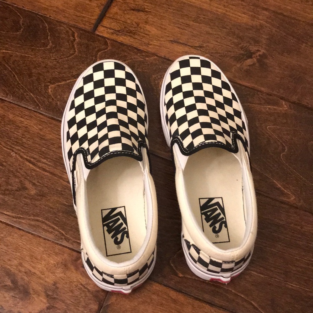 off-white checkered vans